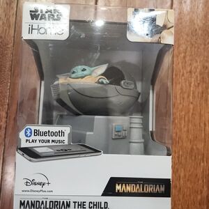 iHome The Mandalorian Bluetooth Speaker with Gray and Black